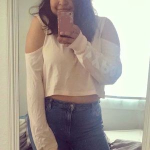 I’ve park long sleeve crop top (L)